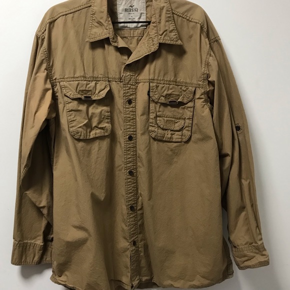 Nice Stylish Camel Button Down Shirt! - Picture 6 of 14